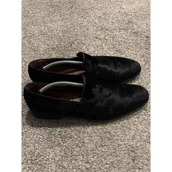 Magnanni Men's Dorio Venetian Black Velvet Slip-On Loafer Size 11.5 M